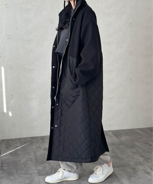 Per sist ence（パーシエンス） コート アウター ダイヤキルト切替