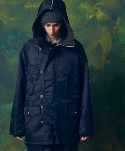 名作☆SILAS☆ボアモッズコート☆サイラス☆N-3B☆ミリタリーコート 名作