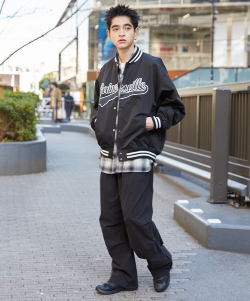 WEGO（ウィゴー） スタジャン WEGO/ワッペンロゴスタジャン メンズ