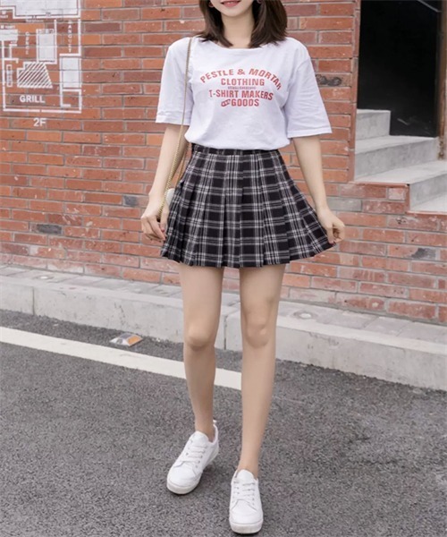 Dream garden（ドリームガーデン） スカート チェック柄 プリーツミニ