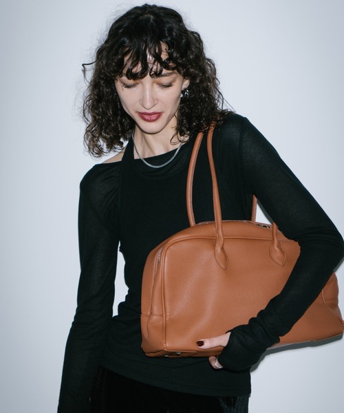 HANNE ボストンバッグ ロングハンドルボストンバッグ レディース