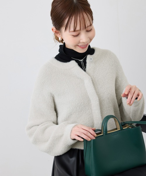 ROPE' PICNIC（ロペ ピクニック） カーディガン fluffy knit