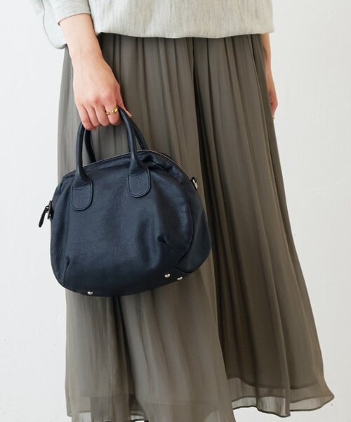 BEARDSLEY（ビアズリー） ボストンバッグ 「本革」ラウンドミニ