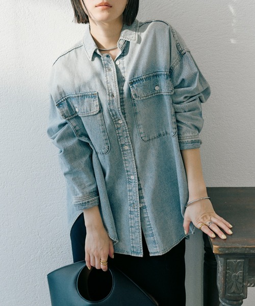 RIVE DROITE（リヴドロワ） ブラウス シャツ MONN.:./ビッグデニム