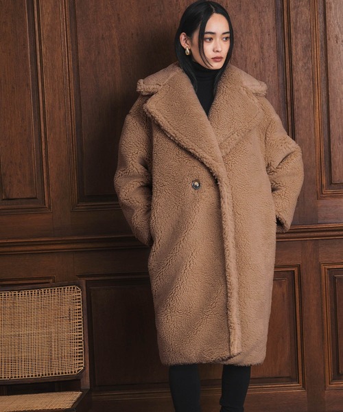 ELFRANK コート チェスターコート 「CLASSY 2月号掲載」オーバーサイズ