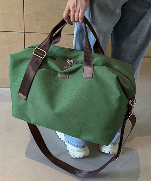 未使用級 オノフ ボストンバッグ 2WAY ショルダー 大容量収納可能