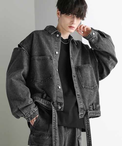 ASTRONOMY デニムジャケット gジャン 「セットアップ可能」サイド