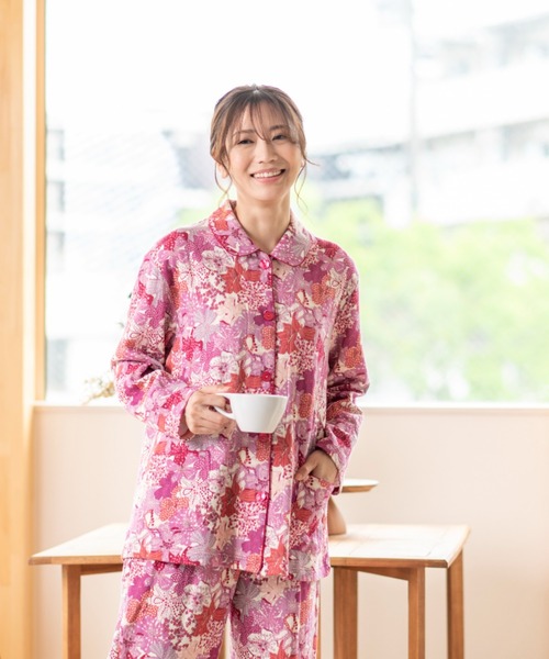 LIBERTY.（リバティ） パジャマ ルームウェア 「LIBERTY」ニットキルト