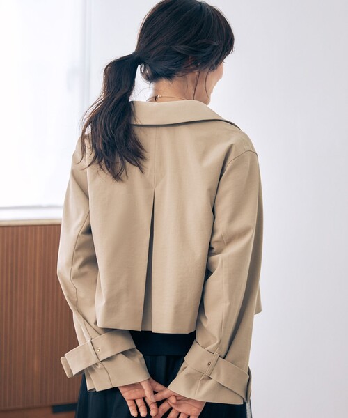 自由区（ジユウク） トレンチコート コート 「洗える」4WAYトレンチ