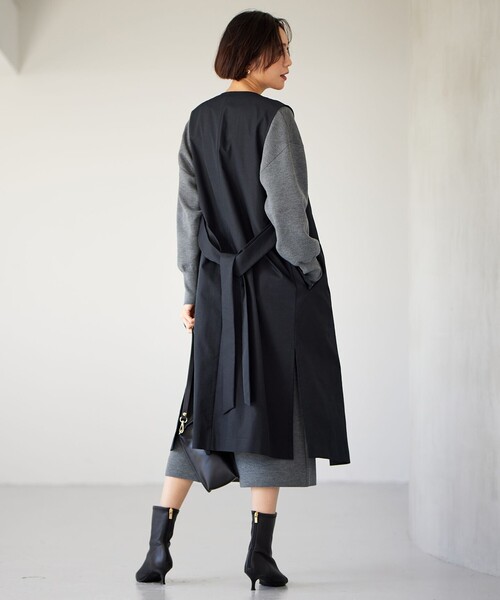 自由区（ジユウク） トレンチコート コート 「洗える」4WAYトレンチ
