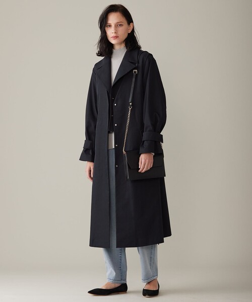 自由区（ジユウク） トレンチコート コート 「洗える」4WAYトレンチ