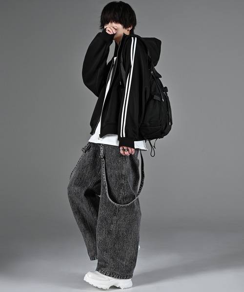 ADRER（アドラー） ブルゾン アウター line sleeve track zip parker