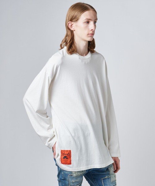 glamb（グラム） tシャツ Record Tag Long Sleeves T / レコードタグ