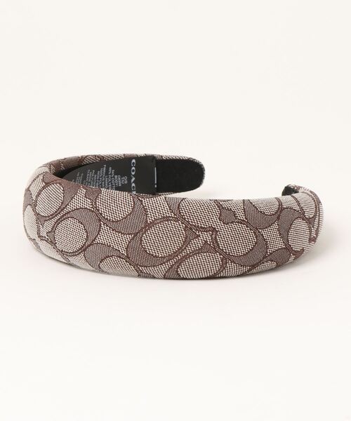 COACH（コーチ） カチューシャ シグネチャー ヘッドバンド : ZOZOTOWN