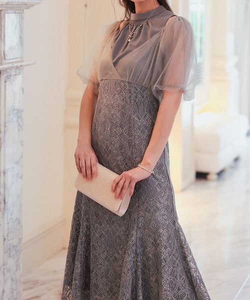 Dorry Doll（ドリードール） ドレス ラメチュールオフショルデザイン