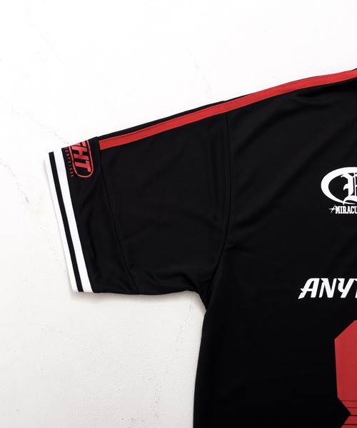 Revo. tシャツ オーバーサイズ サッカー ユニフォームデザイン ポロ襟