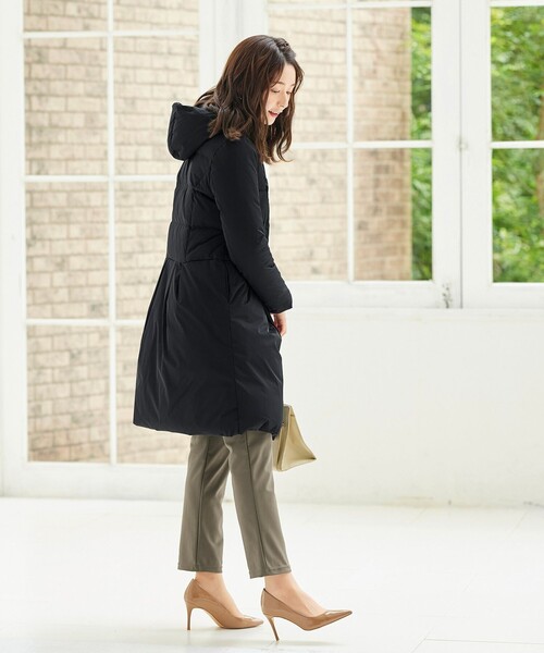 Tiaclasse ダウンコート ダウンジャケット 大人華やかなフェミニン