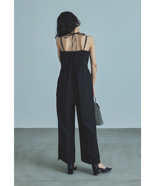 niana（ニアナ） パンツドレス ダブルクロスオールインワンドレス