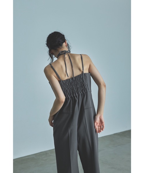 niana（ニアナ） パンツドレス ダブルクロスオールインワンドレス