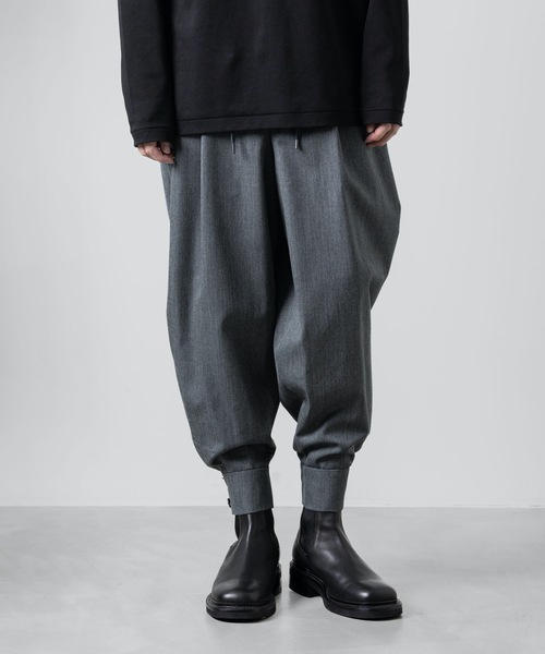ATO（アトウ） パンツ CLASSIC WOOL CUFFS PANTS メンズ : ZOZOTOWN