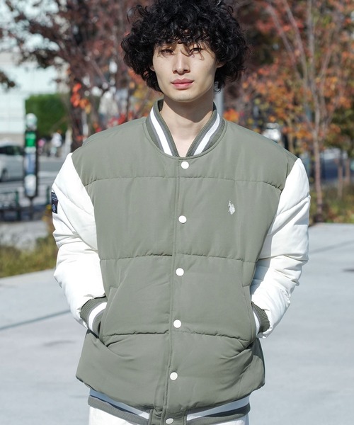 U.S. POLO ASSN.（ユーエスポロアッスン） スタジャン 」パデッド