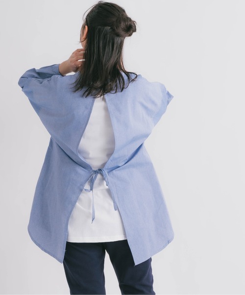 salle de bal（サルデバル） エプロン ツーマイル シャツ かっぽう着