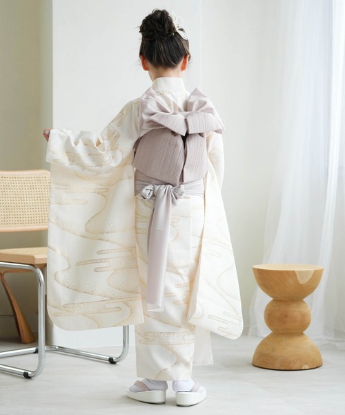 utatane 着物 七五三7歳用着物はこせこセット ひよこ商店 クリーム