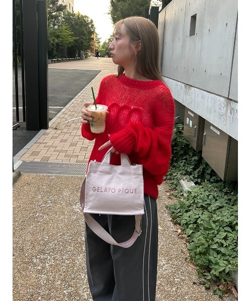 gelato pique（ジェラートピケ） ショルダーバッグ バッグ キャンバス