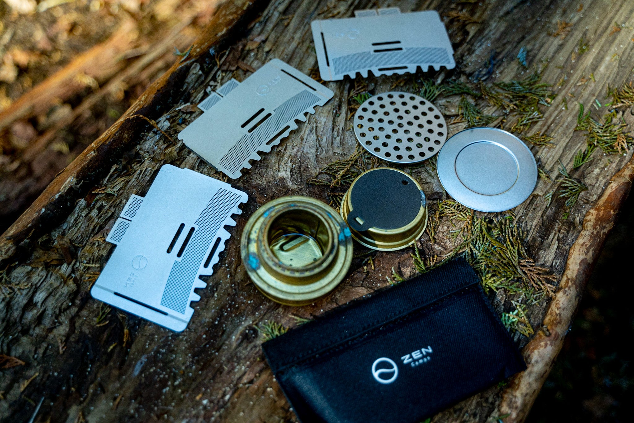 アルコールストーブホルダー（五徳兼風防） – ZEN Camps