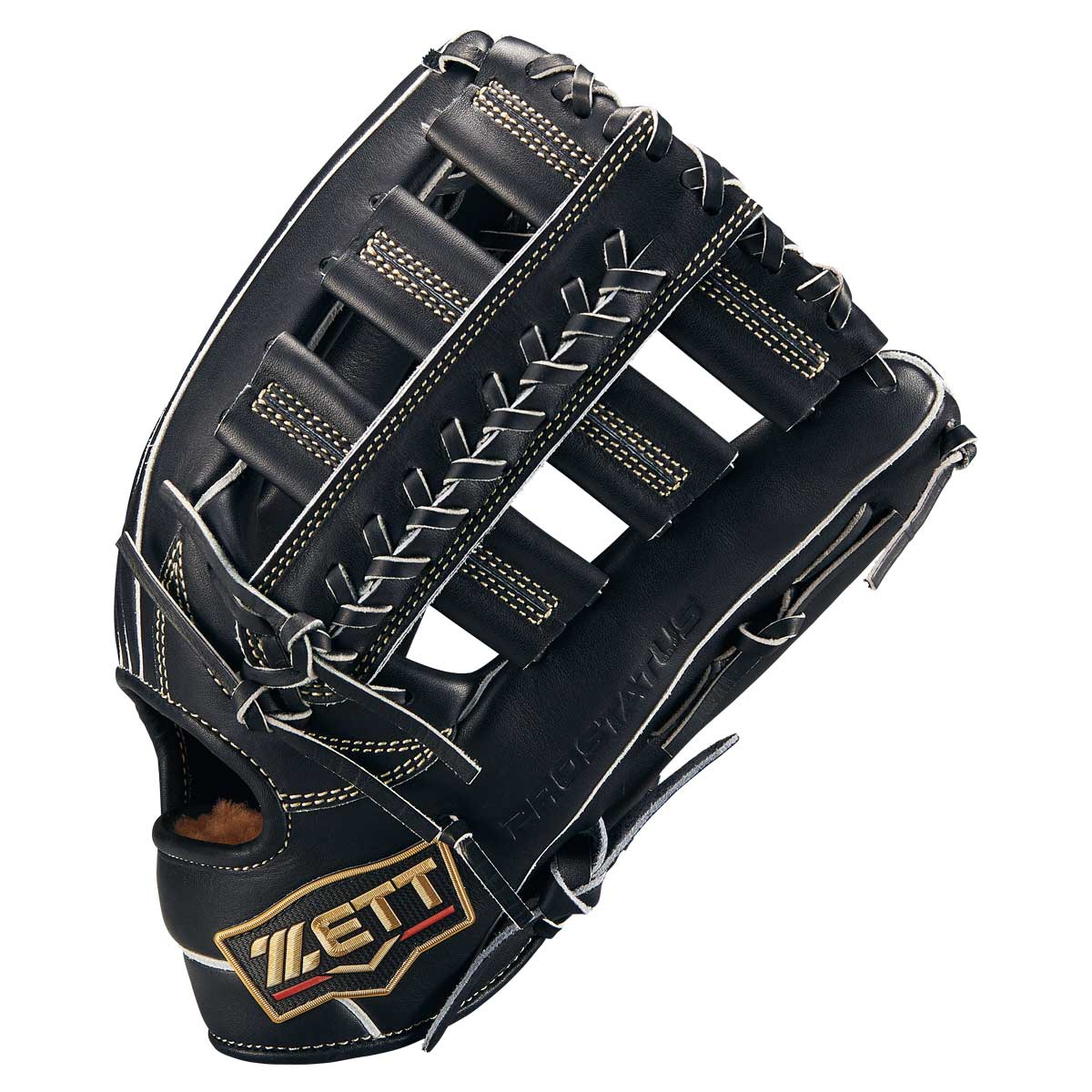 ZETTプロステイタス軟式野球外野グローブ 黒 ゼット プロステイタス