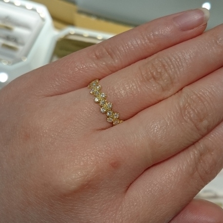 AHKAH（アーカー）】ダイヤ フローレントリング｜HARADA BRIDAL