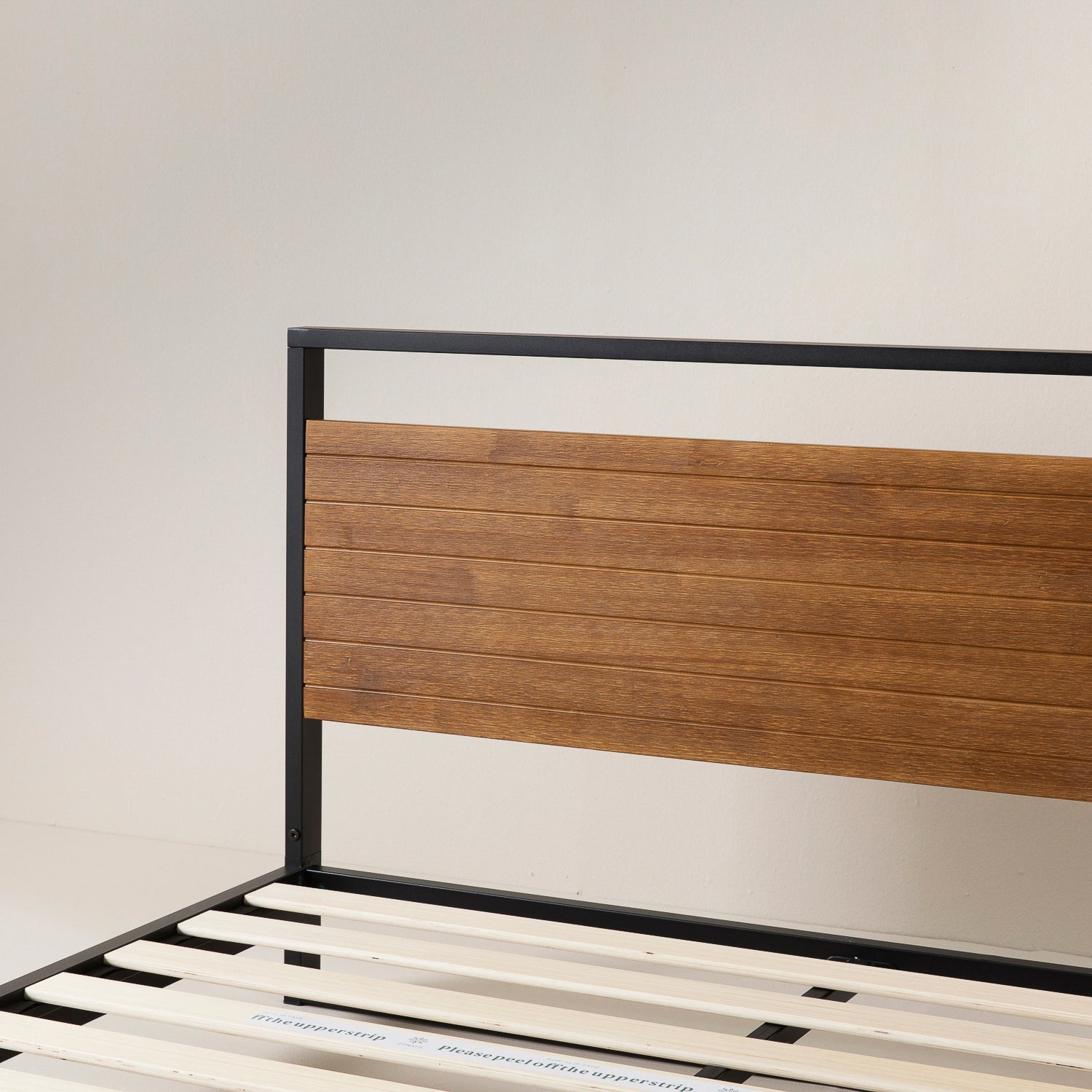 Suzanne パイプ＆ウッドベッドフレーム ヘッドボード付 | 【公式