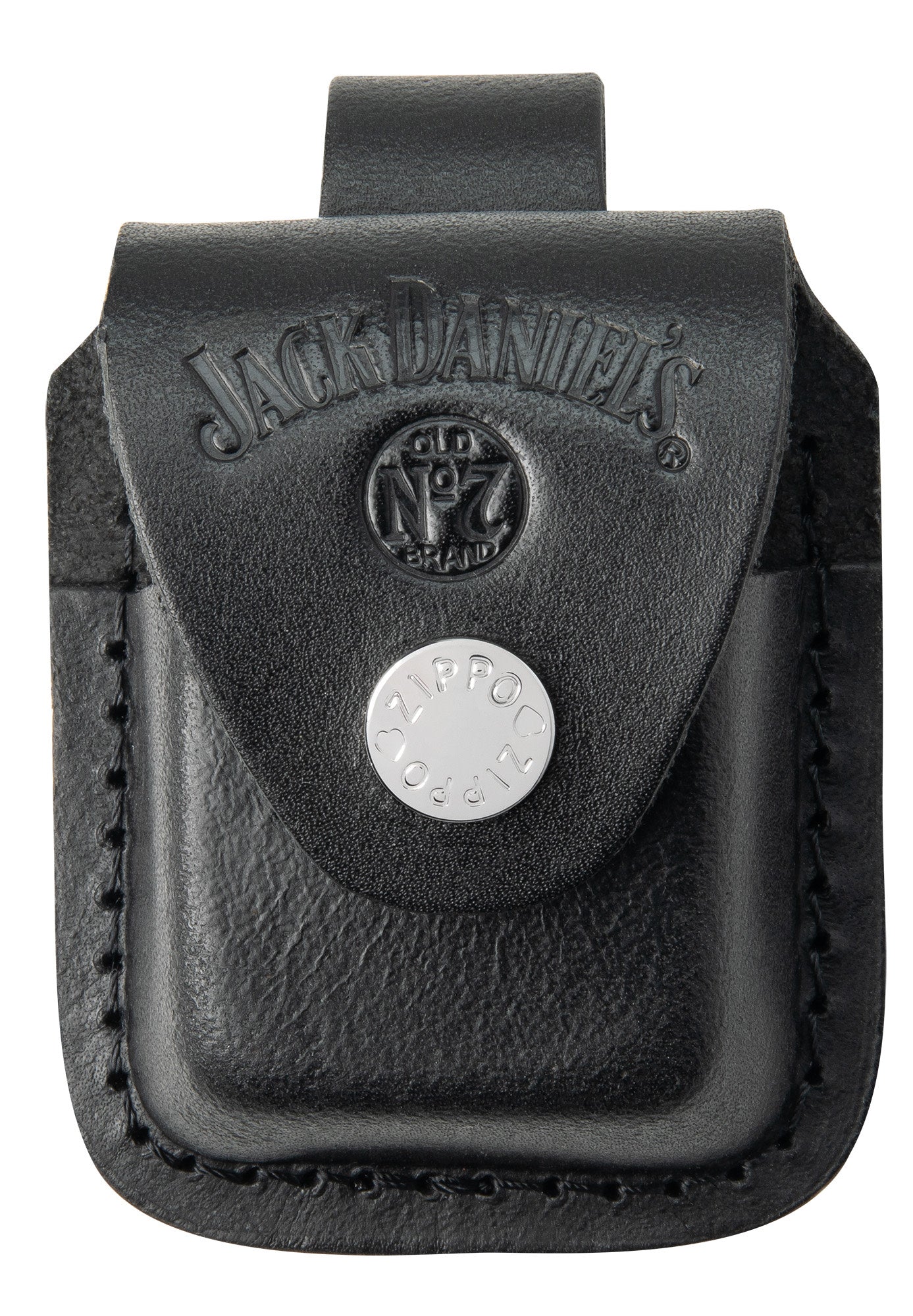 Jack Daniel's® Lighter and Pouch Gift Set Black Matte Windproof