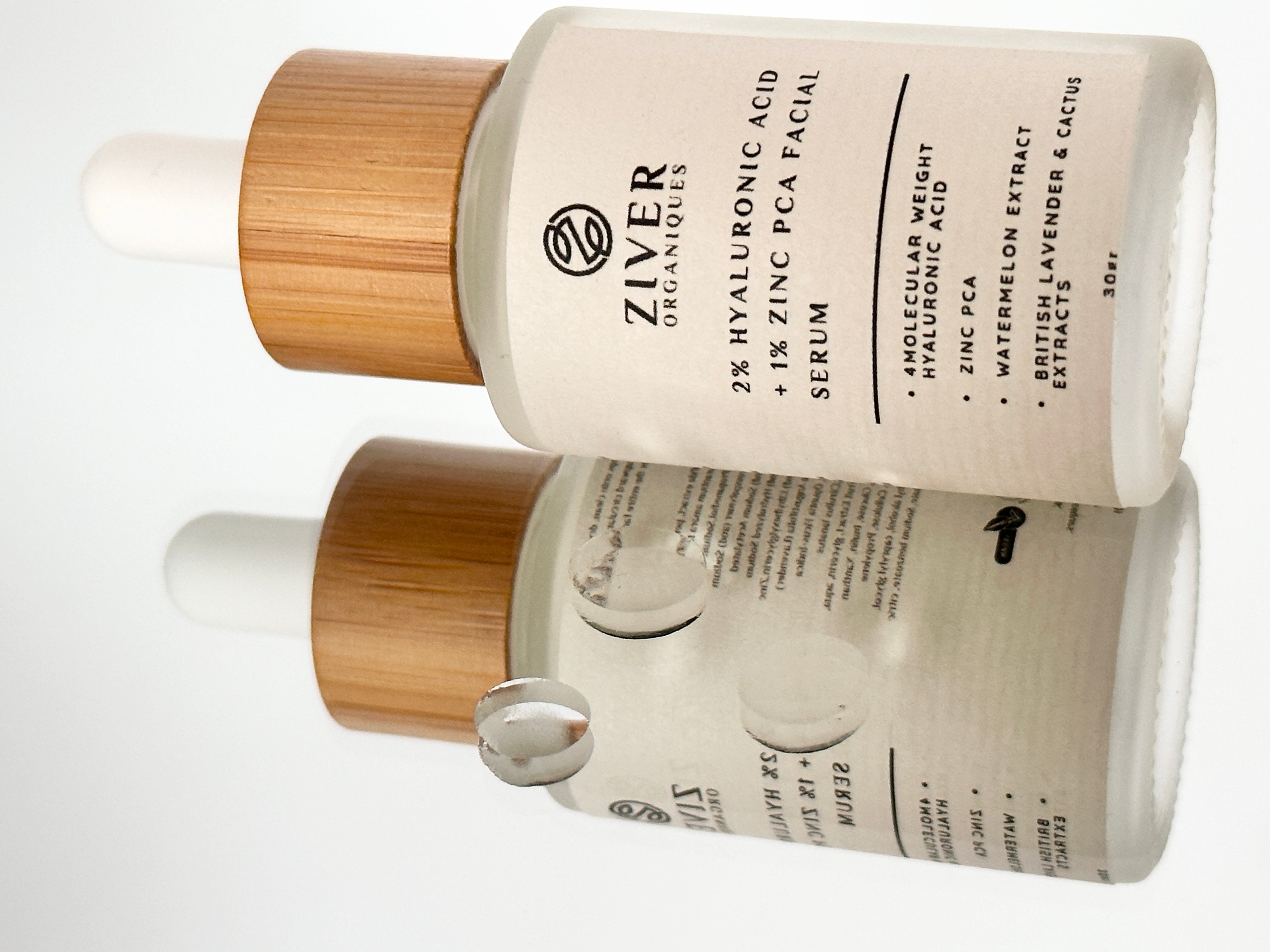 2% Hyaluronic Acid + Zinc PCA Advanced Facial Serum – Ziver Organiques