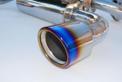 Invidia 03-08 Nissan 350z Gemini Rolled Titanium 4