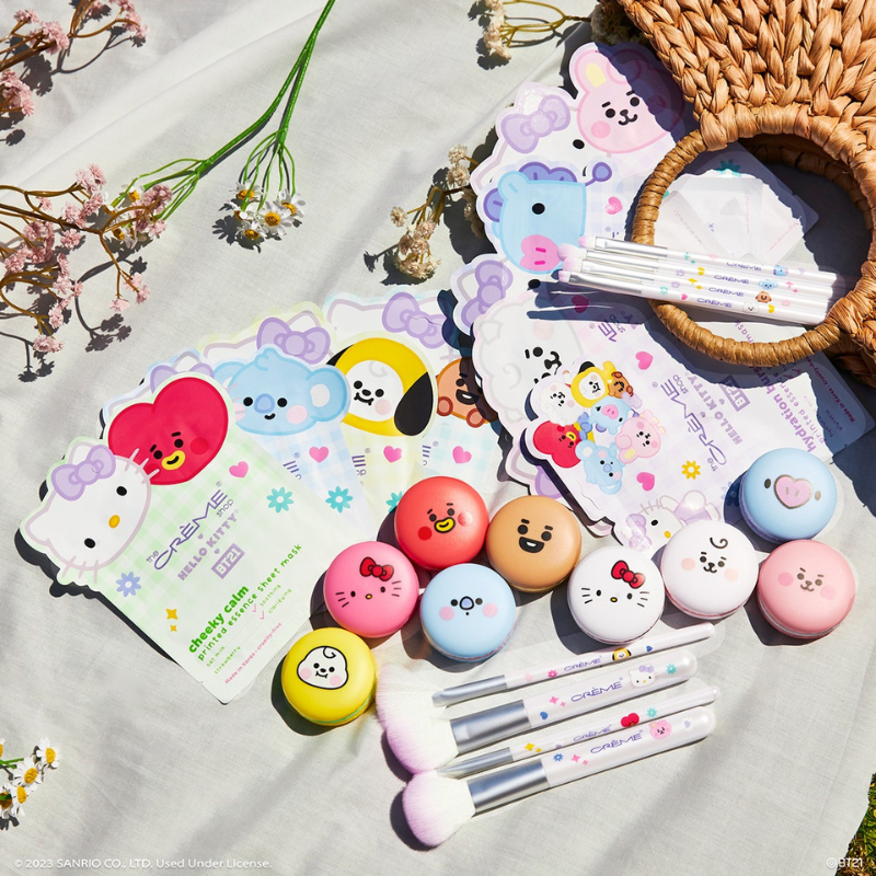 The Crème Shop Has Sanrio x BT21 Lip Balms & Sheet Masks