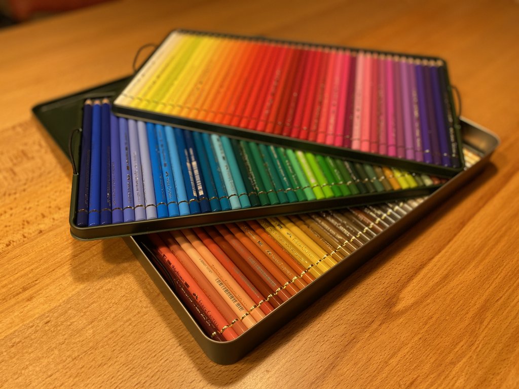 Faber-Castell ファーバーカステル ポリクロモス色鉛筆セット 120色 缶