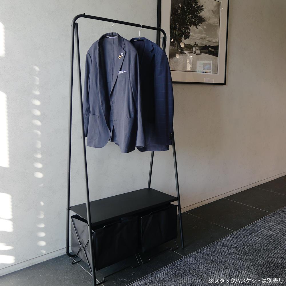 キングジム たためるハンガーラック (KINGJIM 折りたたみ 軽量 棚板