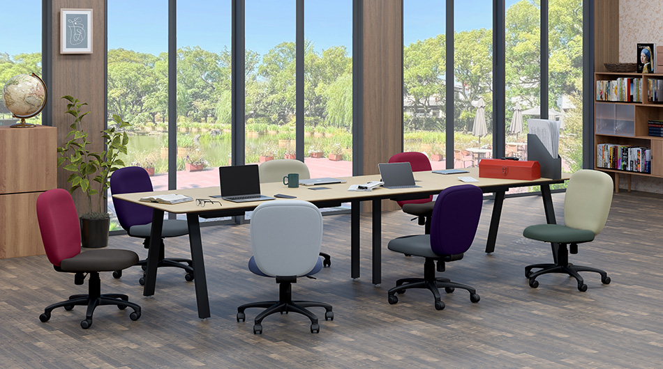 NEXIS/ネクシス61 C01 肘無し バイカラータイプ (オフィスチェア 在宅