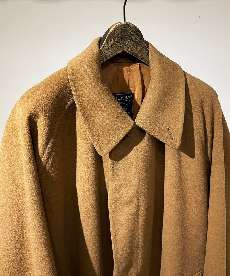80's VINTAGE BURBERRY Balmacaan Coat cashmere 80年代 ヴィンテージ