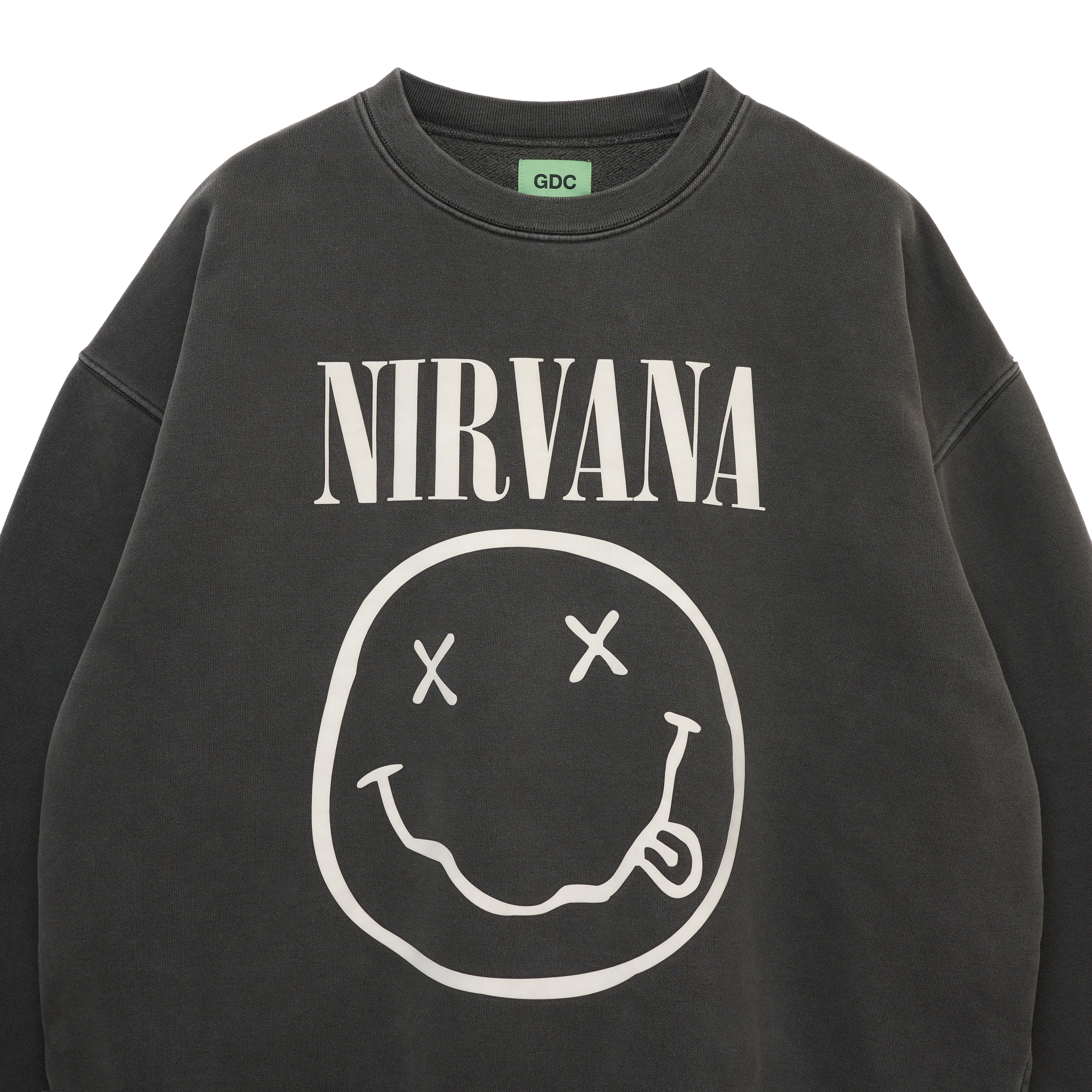 NIRVANA×GDC GDC NIRVANA スウェット L オレンジ collabohoodhie