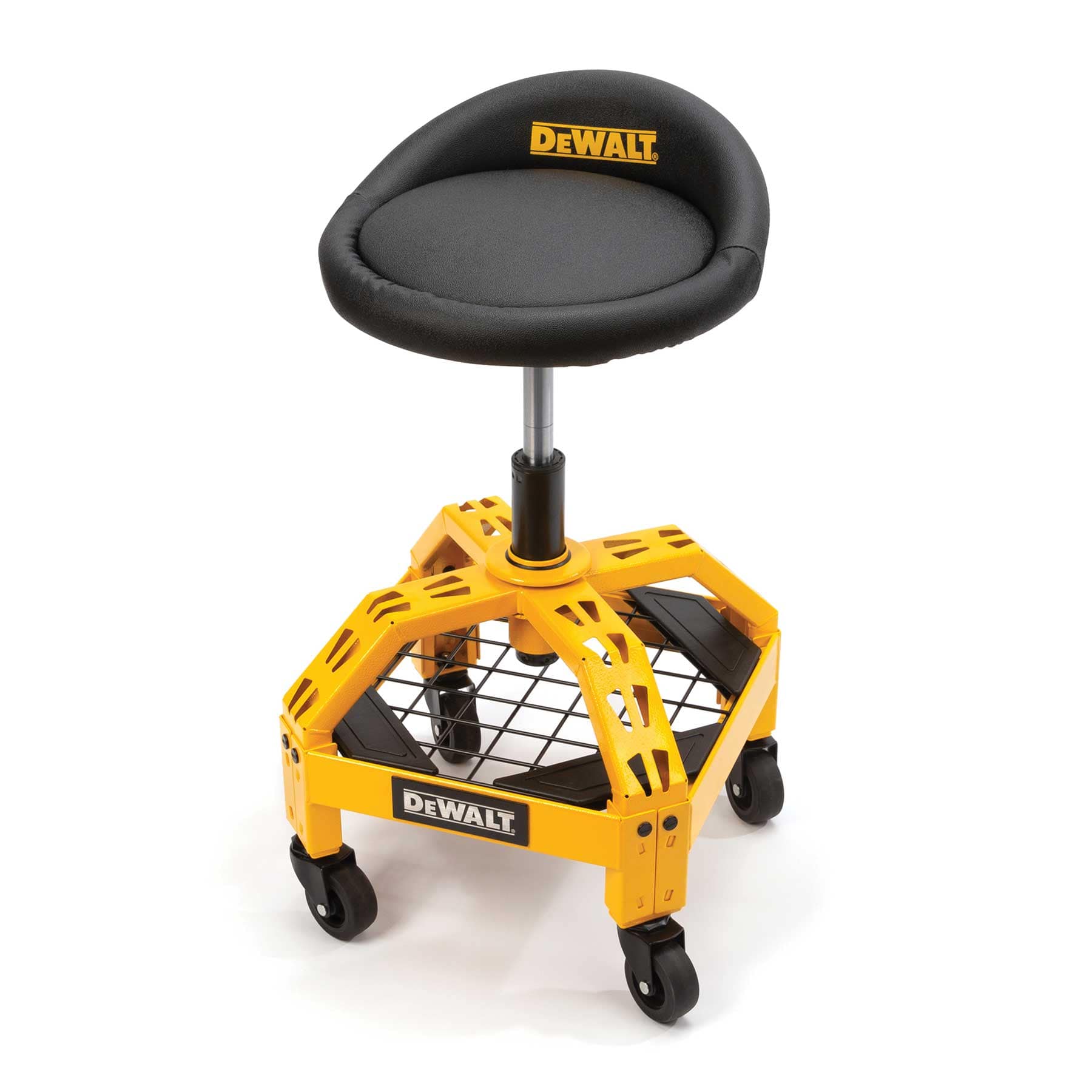Dewalt Adjustable Shop Stool with Caster Wheels, 300 lbs