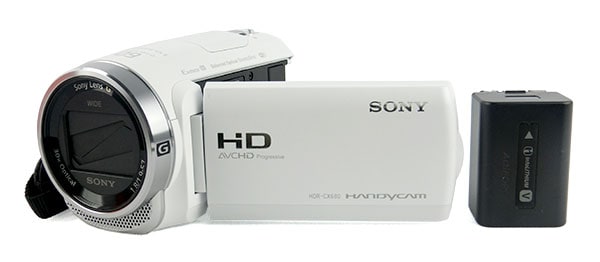 ソニー ビデオカメラ HDR-CX680 ホワイト 予備バッテリーセット