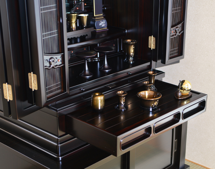 上置き唐木仏壇 春先 黒檀 20～25号 | 仏壇・仏具・位牌の専門店 激安