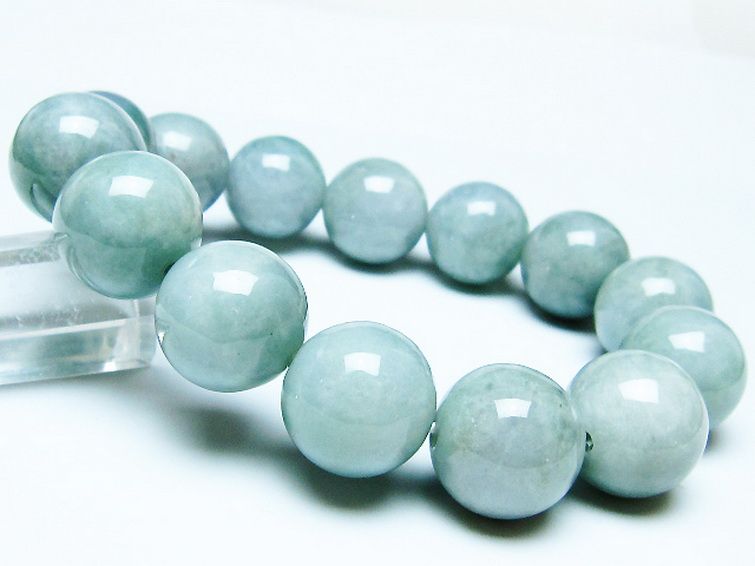 パワーストーン 天然石 糸魚川翡翠ブレスレット 18mm [T51-16237]