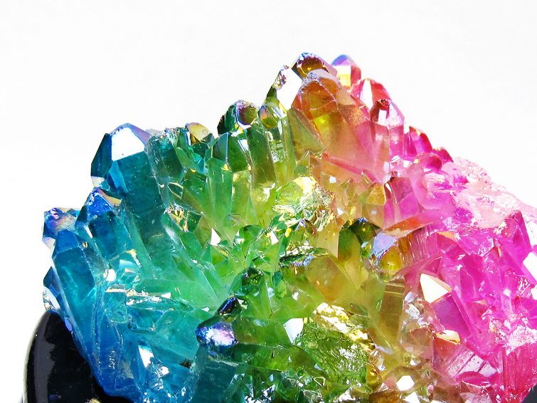 パワーストーン 天然石 オーラ水晶 オーラクリスタル クラスター