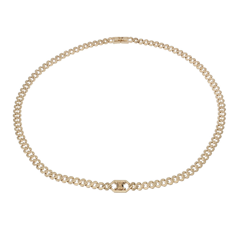 セリーヌ マカダム チェーン - レディース K18イエローゴールド