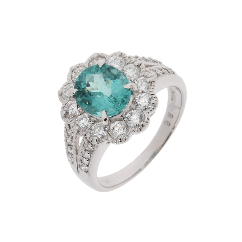 ノーブランド パライバトルマリン1.86ct ダイヤ1.01ct #12 ブラジル産