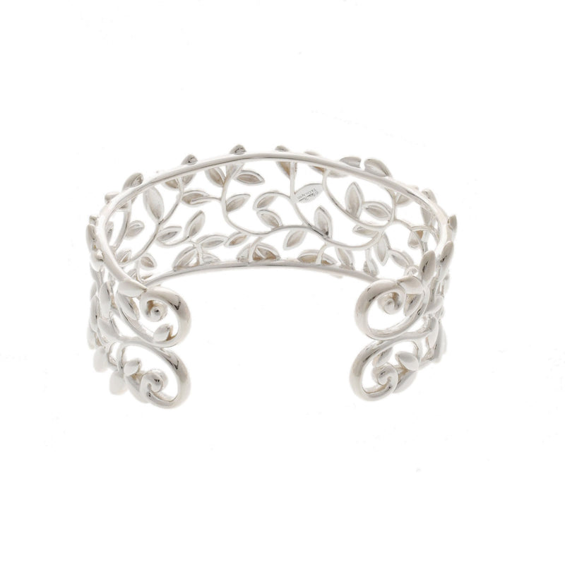 ティファニーオリーブリーフカフ ナロバングル スモールサイズ 植物