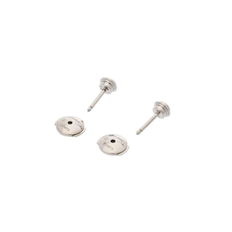 カルティエダムール ピアス MM ダイヤ シルバー レディース K18